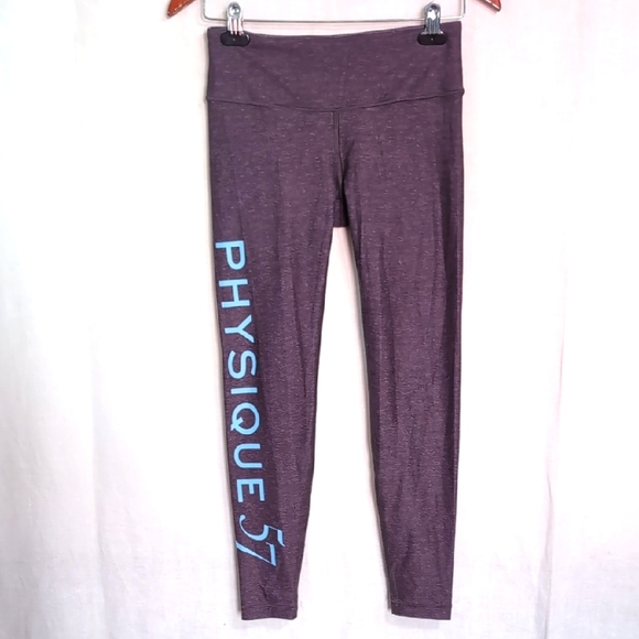Physique 57 Pants - Physique 57 Grey Ankle Leggings Midrise Size Small